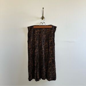 Light weight floral midi skirt, 100% rayon- 12